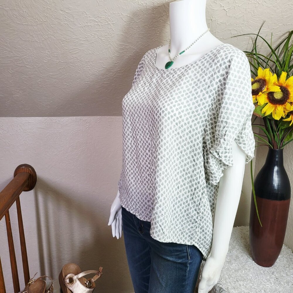 Prana leaf print comfy top - Picture 4 of 6